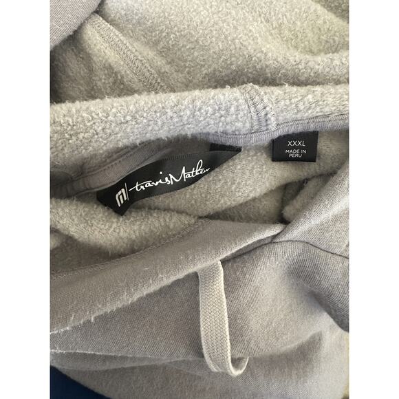 *Flawed* Travis Mathew Cloud Hoodie Sleet Gray Soft Pullover Big & Tall XXXL - Picture 8 of 16